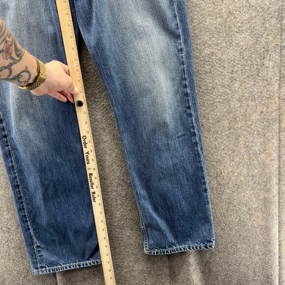 Polo Ralph Lauren Jeans Mens 33x30 Blue Denim Straight Leg Classic The Hampton - Picture 9 of 10